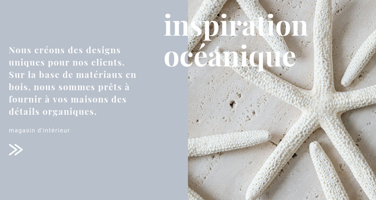 Inspirations océaniques Thème WordPress