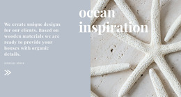 Page Layout For Ocean Inspirations
