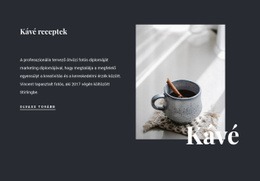 Családi Kávé Receptek – Professzionális Tervezés
