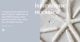 Ispirazioni Oceaniche - HTML Template Generator