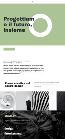 Miglior Design Della Pagina Di Destinazione Per Insieme Creiamo Bellezza E Stile