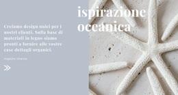 Pagina Di Destinazione Premium Per Ispirazioni Oceaniche