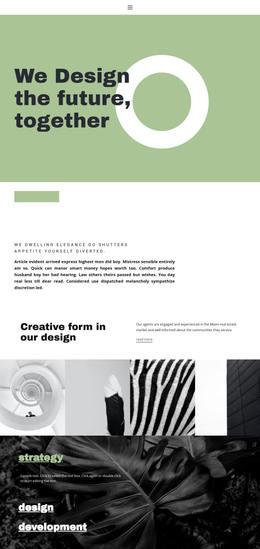 Together We Create Beauty And Style - One Page Theme