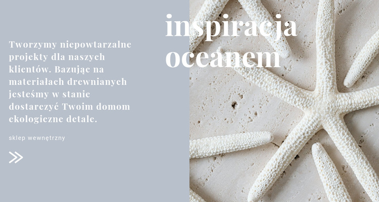 Oceaniczne inspiracje Motyw WordPress