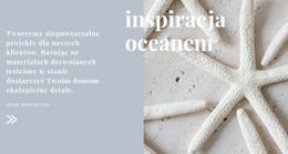 Oceaniczne Inspiracje Podstawowy Szablon HTML Z CSS