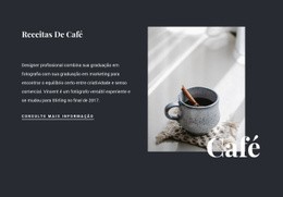 Receitas De Café Em Família Bootstrap HTML