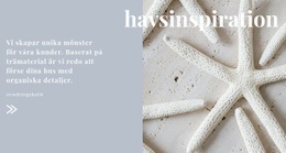 Havsinspirationer - Målsidesmall