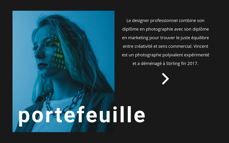 Portfolio numérique Thème WordPress