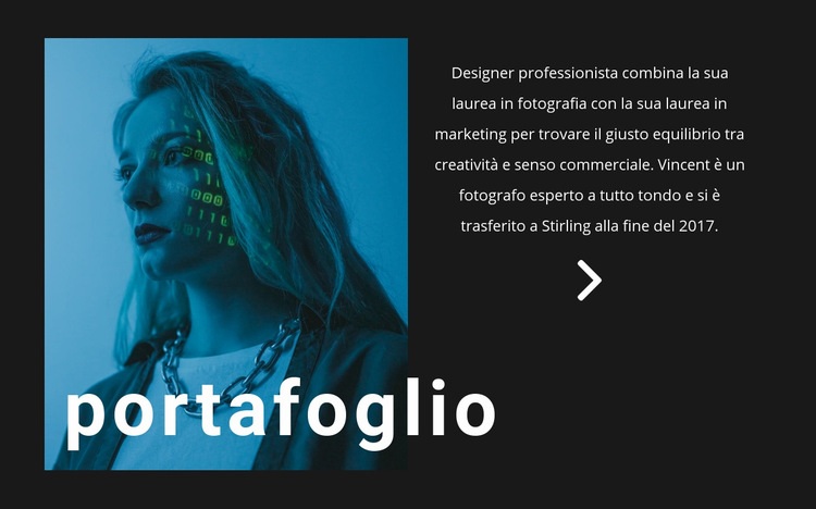 Portafoglio digitale Progettazione di siti web