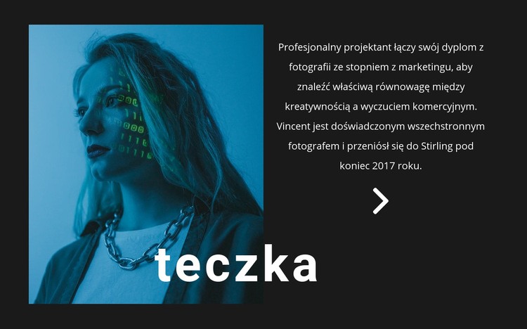 Portfolio cyfrowe Szablony do tworzenia witryn internetowych