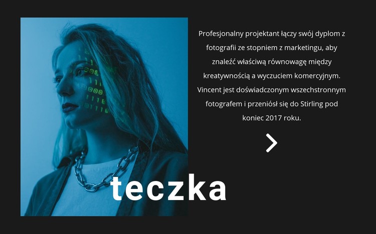 Portfolio cyfrowe Szablon CSS