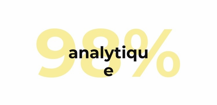 Analyse rapide Modèle HTML5