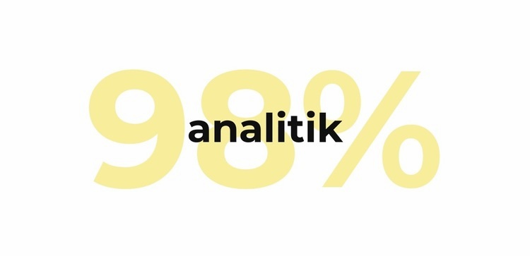 Hızlı analitik Web Sitesi Oluşturucu Şablonları