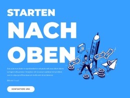 Einfache Unternehmen Zum Starten – Einseitenvorlage Für Jedes Gerät