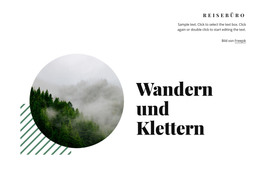 Bootstrap-HTML Für Wandern Und Klettern