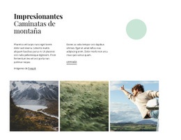 Impresionantes Caminatas Por La Montaña - HTML Builder