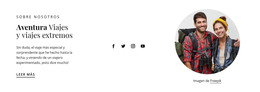 Página De Destino Para Tours Extremos Y De Aventura