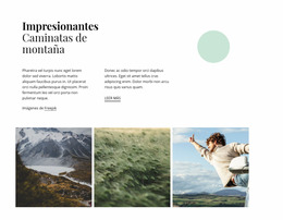 Impresionantes Caminatas Por La Montaña - Plantilla Joomla De Funcionalidad