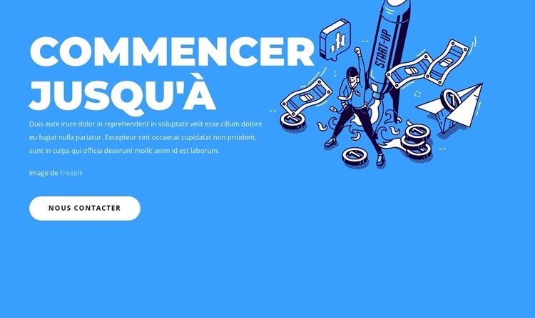 Entreprises faciles à démarrer Modèles de constructeur de sites Web