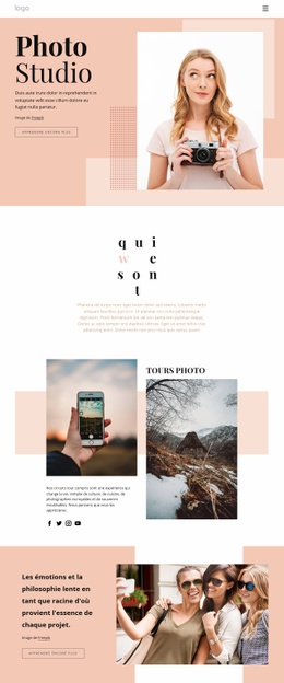 Modèle HTML5 Exclusif Pour Cours De Photographie