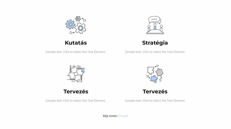 Felkapott eladó termékek Weboldal sablon