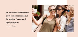 Filosofia Dello Slow Living: Trascina E Rilascia Il Mockup Del Sito Web