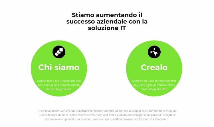 Crea prodotti Modello