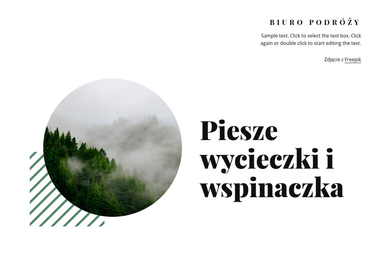 Piesze wycieczki i wspinaczka Motyw WordPress