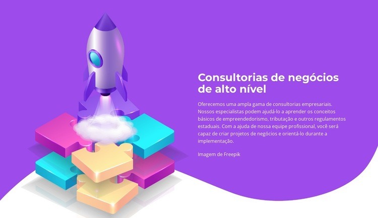 Uma boa ideia de negócio Construtor de sites HTML