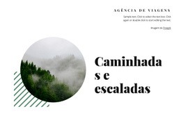 Modelo HTML5 Caminhadas E Escaladas Para Qualquer Dispositivo