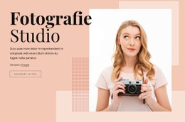 Fotografické Studio – Bezplatná Šablona