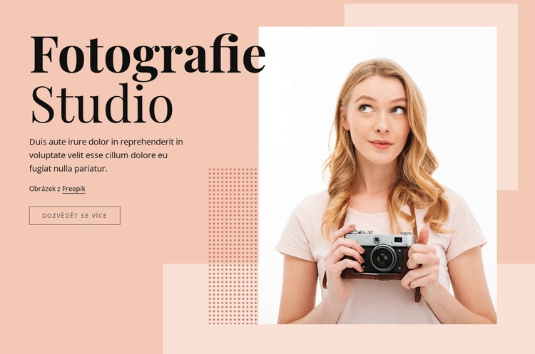 Fotografické studio Šablona HTML