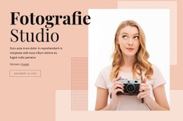 Fotografické Studio – Jednoduchá Šablona Webu