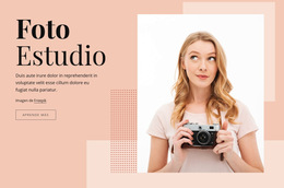 Estudio Fotografico - Plantilla De Sitio Web Profesional