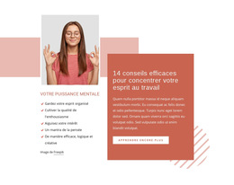 Mise En Page Multiple Intégrée Pour Concentrez Votre Esprit Au Travail