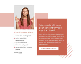Concentrez Votre Esprit Au Travail