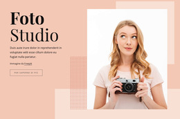 Studio Fotografico - Modello Di Sito Web Professionale