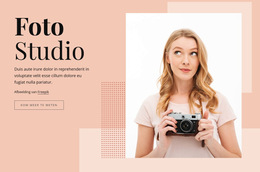 Fotografie Studio - Professionele Websitesjabloon