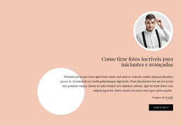 Web Design Para Fotos Incríveis Para Iniciantes E Avançados