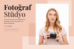 Fotoğraf Stüdyosu Duyarlı Web Sitesi