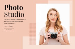 Photography Studio - Drag & Drop Web Page Design