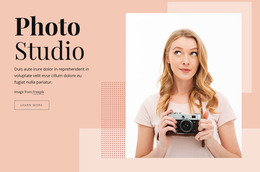 Photography Studio - Best Website Mockup