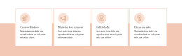 Bootstrap HTML Para Recursos Em Fundo Claro