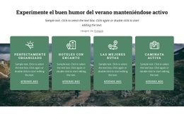 Tus Vacaciones Están En Buenas Manos. - Plantilla De Maqueta De Sitio Web