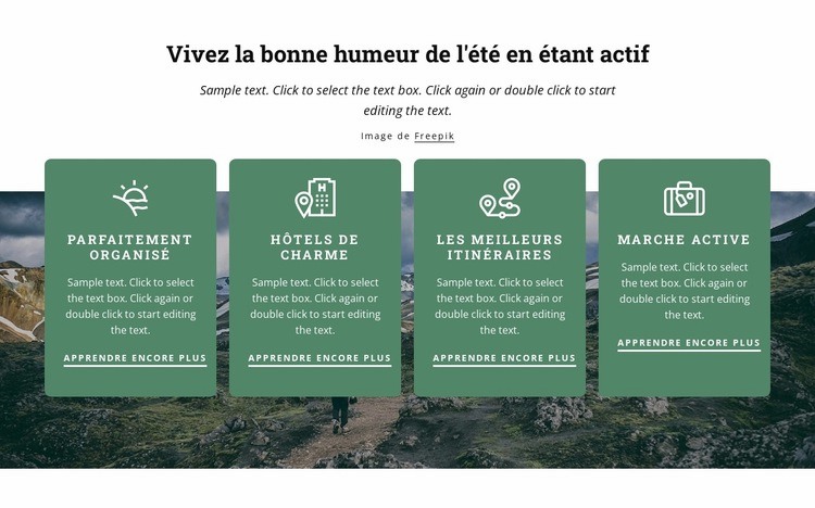 Vos vacances sont entre de bonnes mains Modèle HTML5