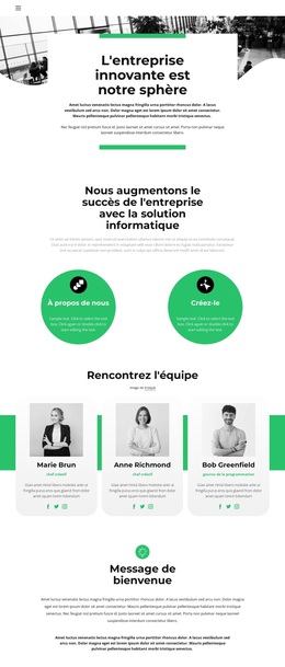 Un Nouveau Regard Sur L'Entreprise - Un Magnifique Thème WordPress