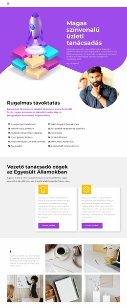 Új Pillantás A Marketingre - HTML Oldalsablon