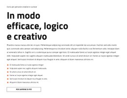 Testo Ed Elenco - HTML Website Creator