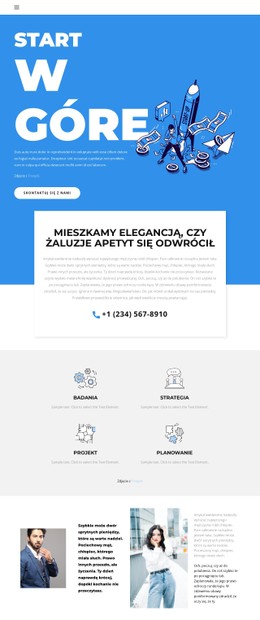 Świeży Wygląd Szablon Strony Internetowej HTML CSS