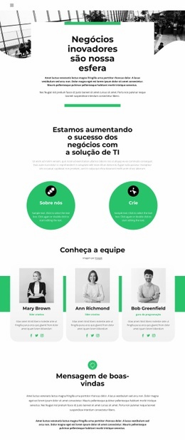 Web Design Gratuito Para Um Novo Olhar Sobre Os Negócios